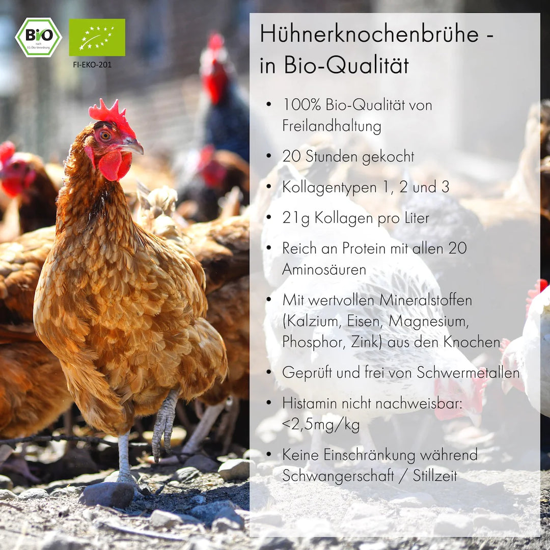 Hühnerknochenbrühe (6x 350ml)