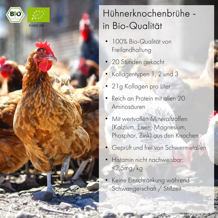 Hühnerknochenbrühe (6x 350ml)