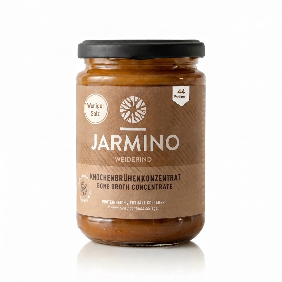 Knochenbrühen Konzentrat Rind - SALZREDUZIERT (440g)
