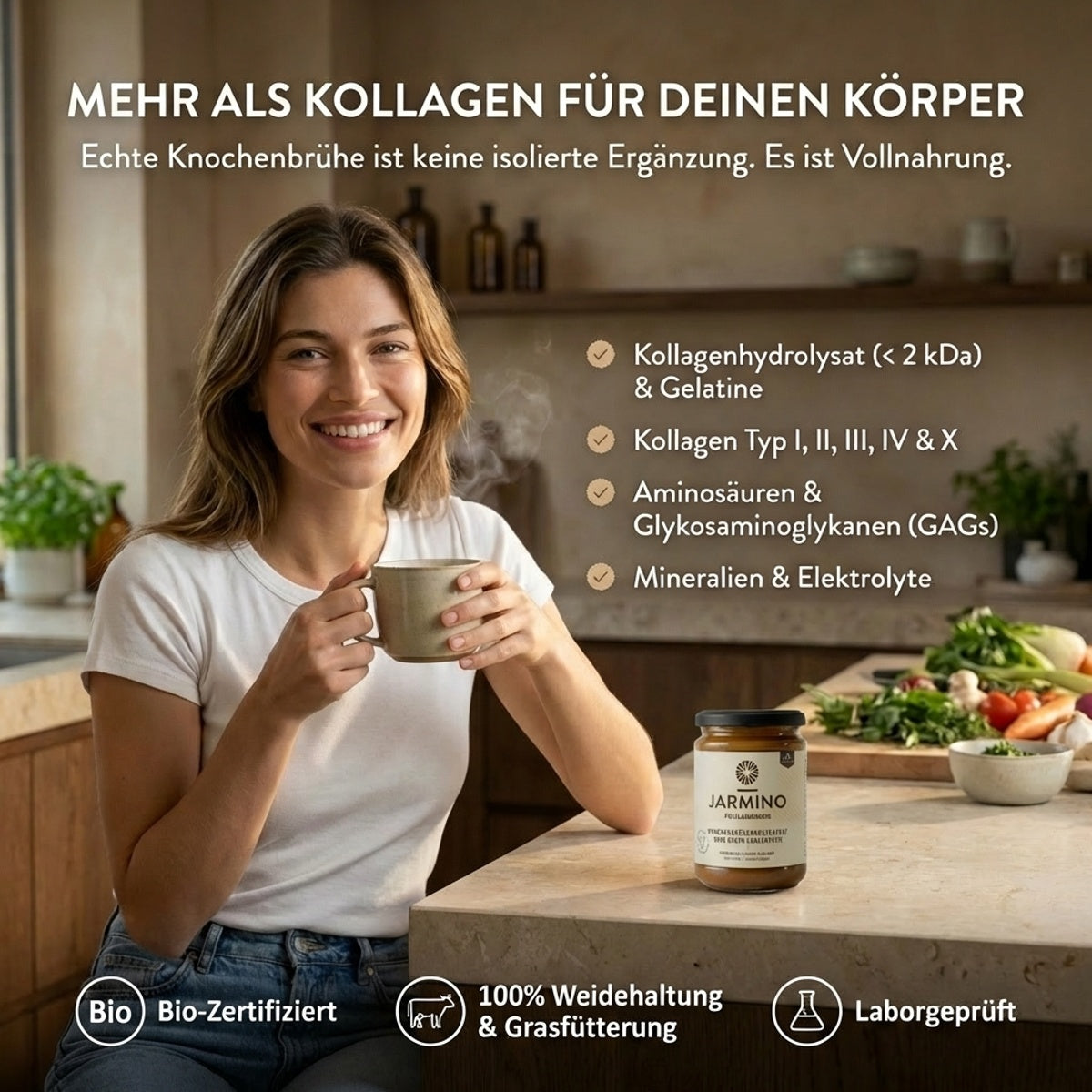 Knochenbrühen Konzentrat Huhn (410g)